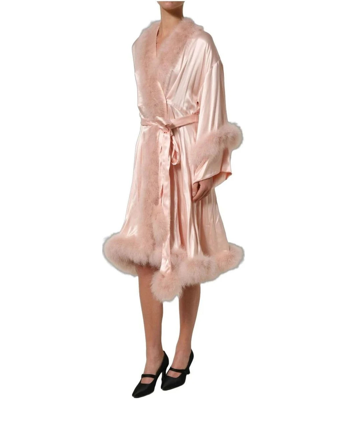 Dolce & Gabbana Dresse in pink, Turkey Feather — view 4