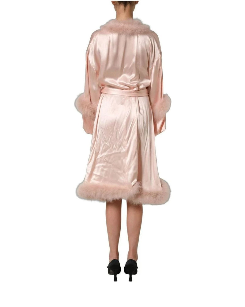 Dolce & Gabbana Dresse in pink, Turkey Feather — view 6