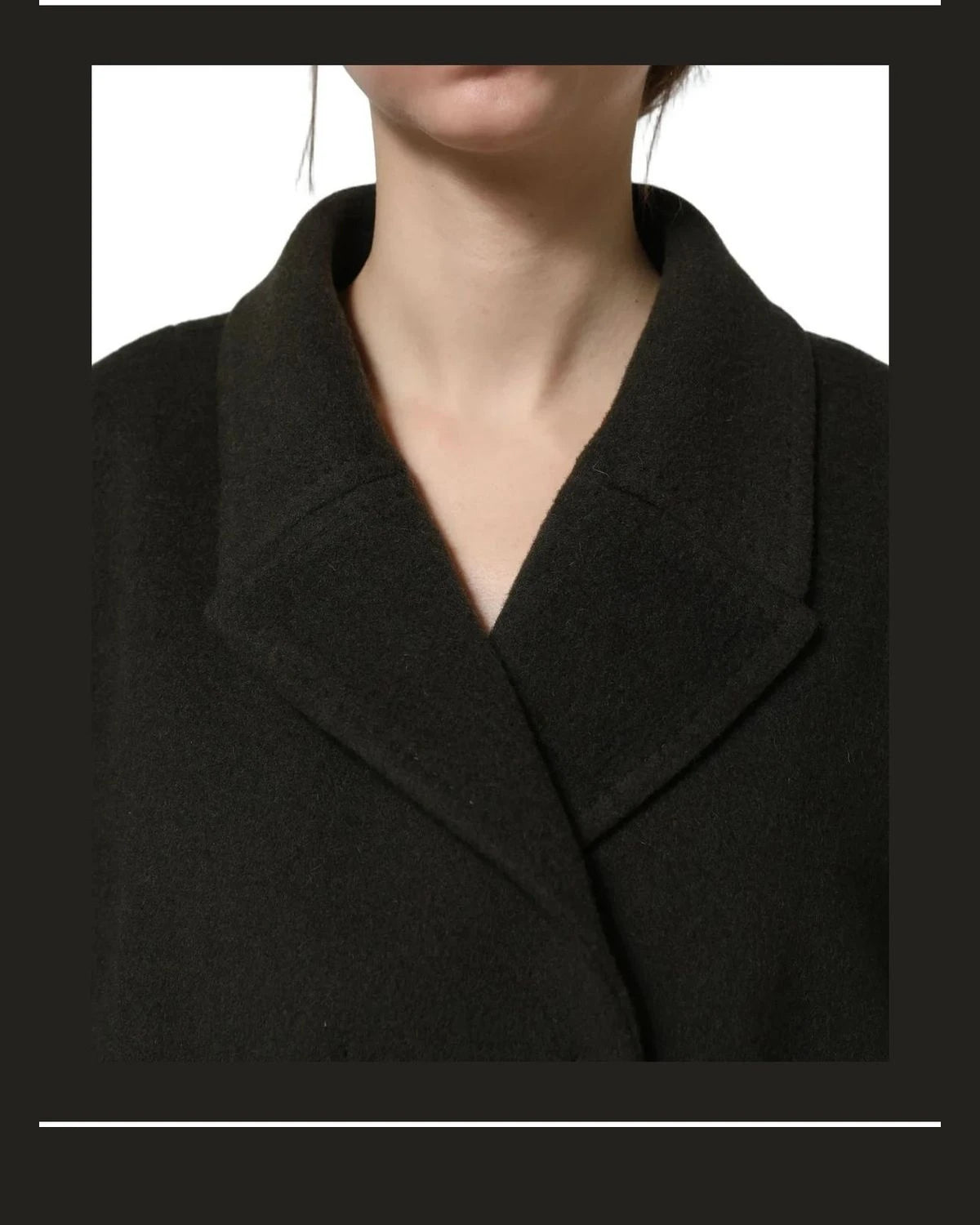 Dolce & Gabbana Pea Coat in green, Polyester — view 6