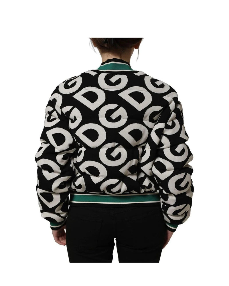 Dolce & Gabbana Bomber Jacket in black, Nylon Full — view 5