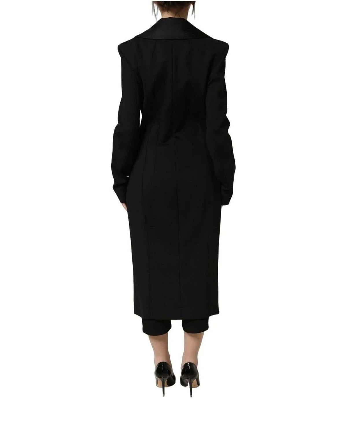 Dolce & Gabbana Overcoat in black, Nylon