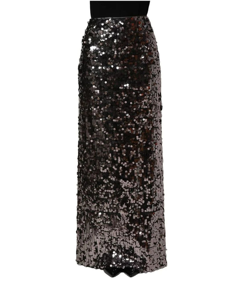 Dolce & Gabbana Skirt in brown, Silk — view 2