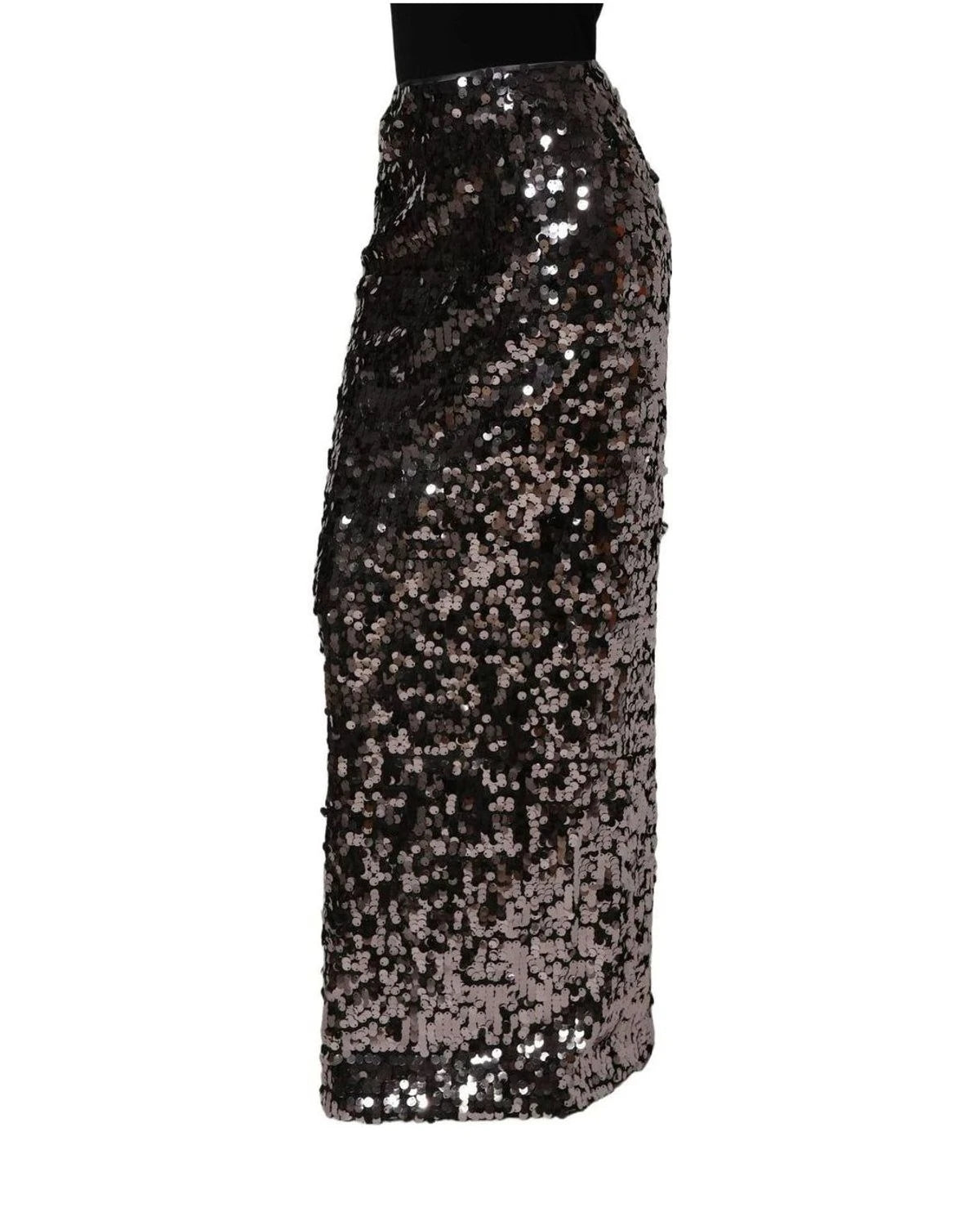 Dolce & Gabbana Skirt in brown, Silk — view 4