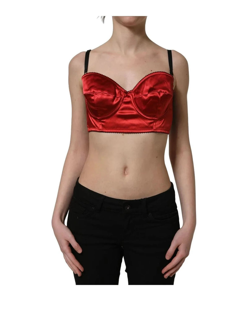 Dolce & Gabbana Corsets & Bustier in red, Cotton Hook — view 2