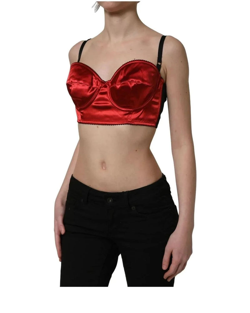 Dolce & Gabbana Corsets & Bustier in red, Cotton Hook — view 3