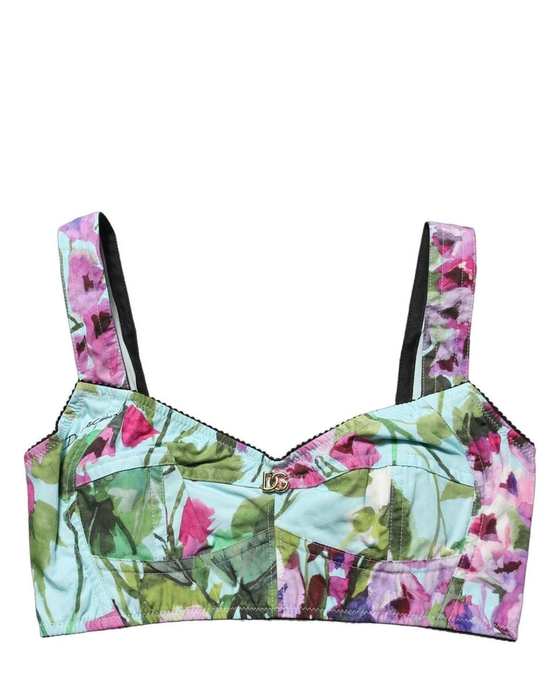 Dolce & Gabbana Corsets & Bustier in blue, Elastane — view 3