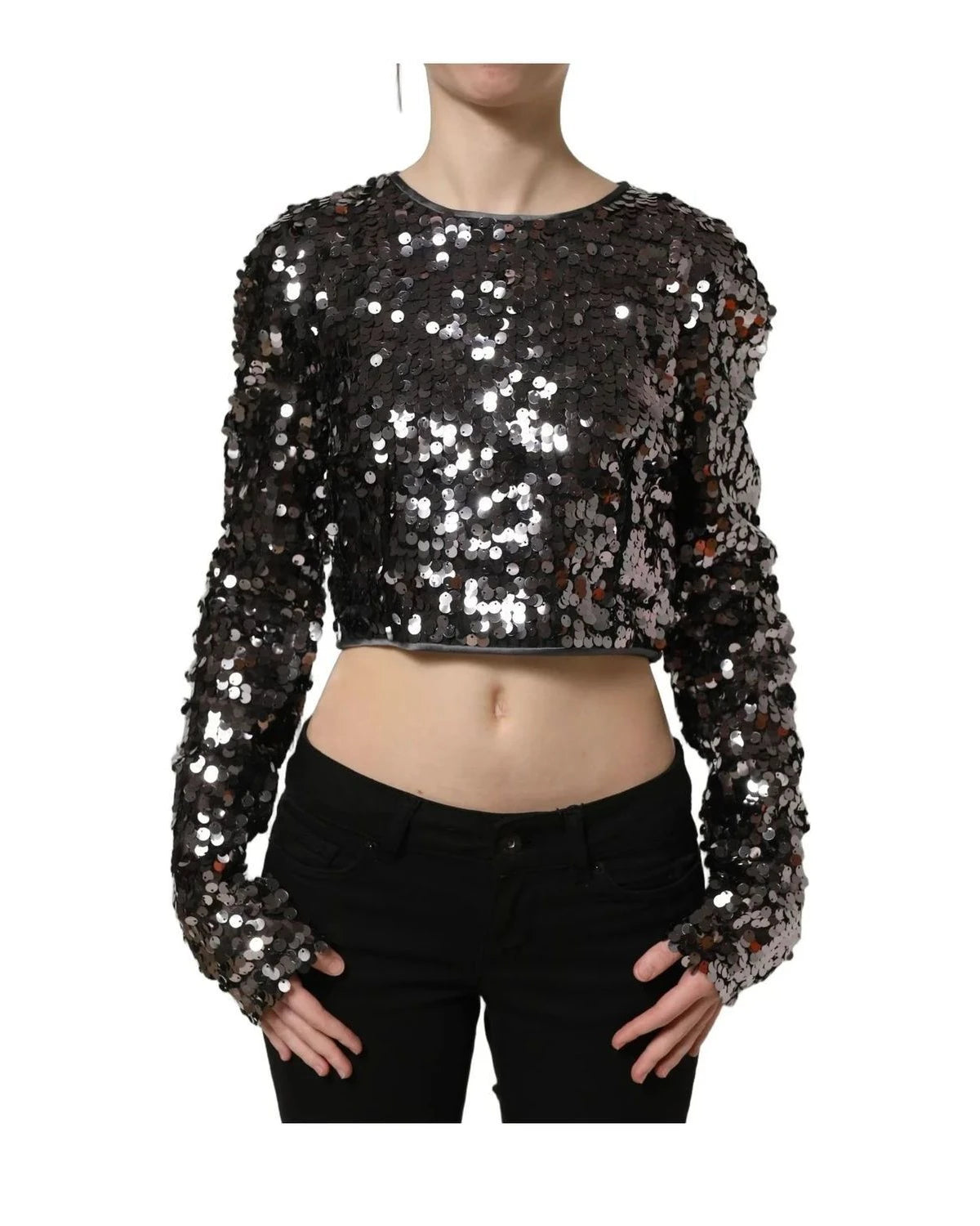 Dolce & Gabbana Blouse in black, Silk — view 4