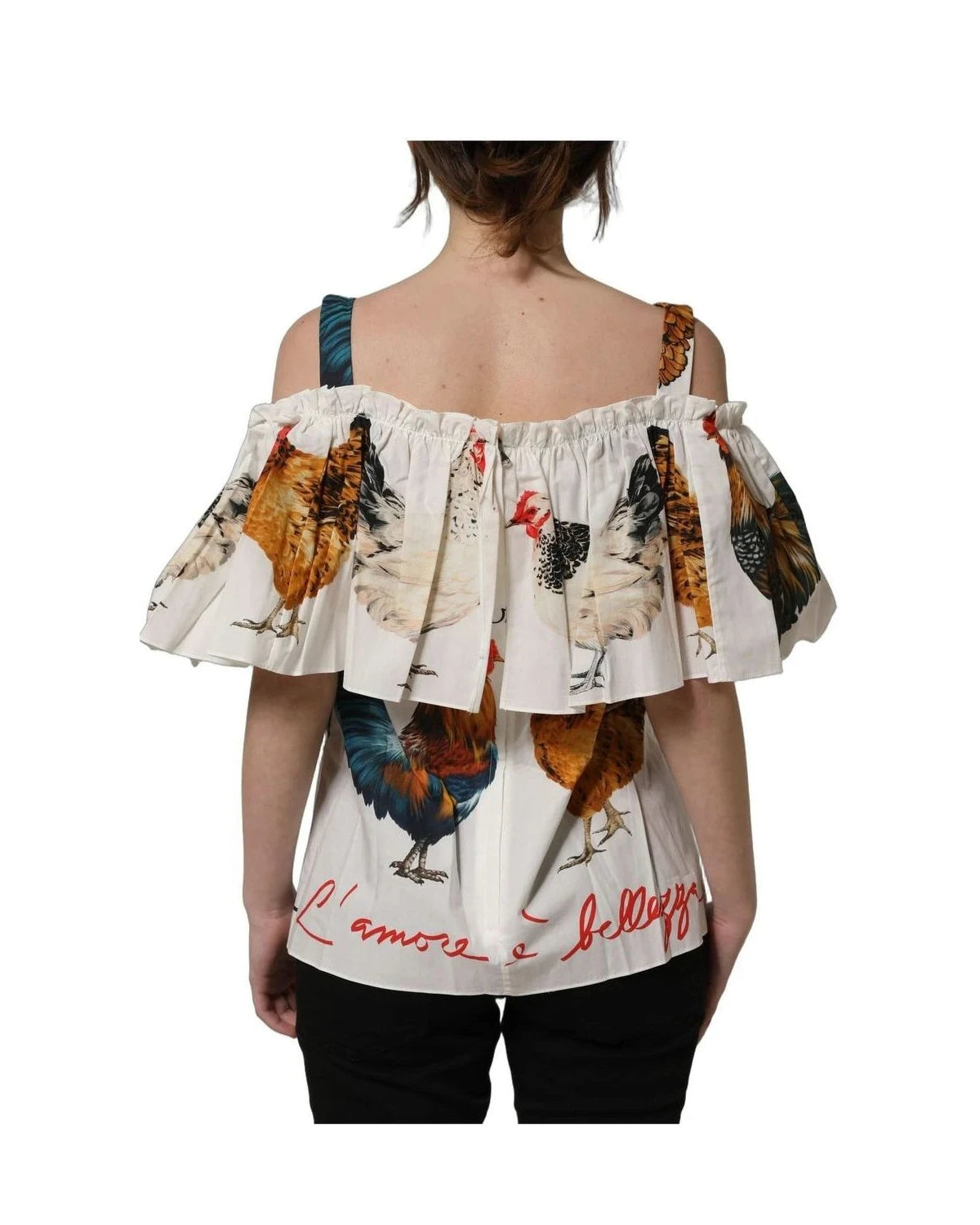 Dolce & Gabbana Blouse in white, Cotton — view 6