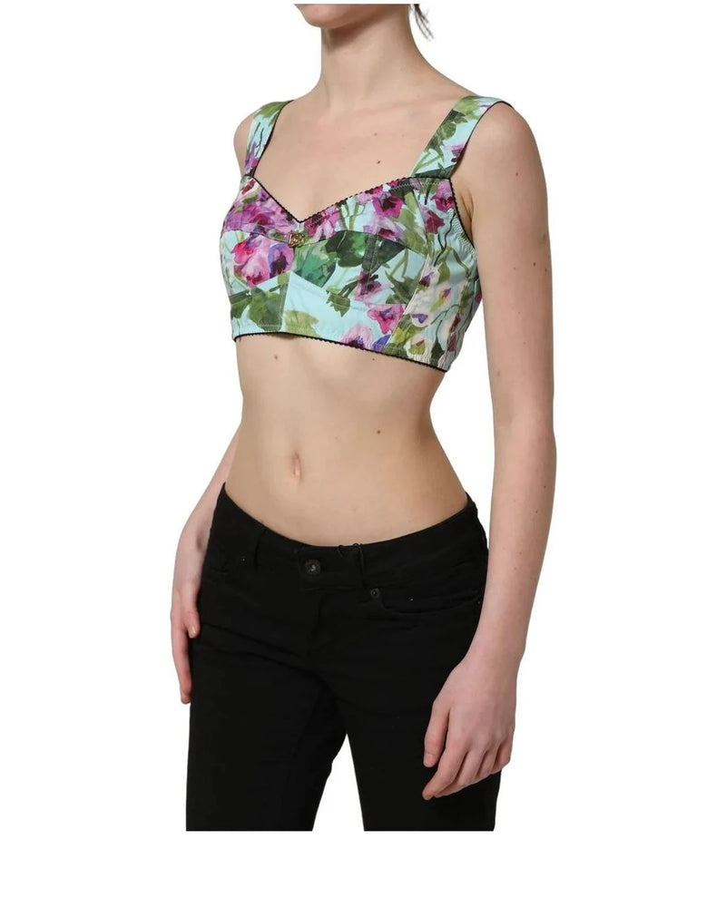 Dolce & Gabbana Corsets & Bustier in green, Elastane