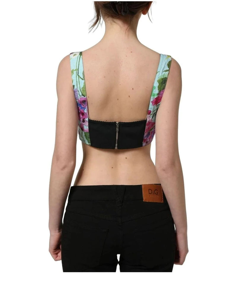 Dolce & Gabbana Corsets & Bustier in green, Elastane — view 3