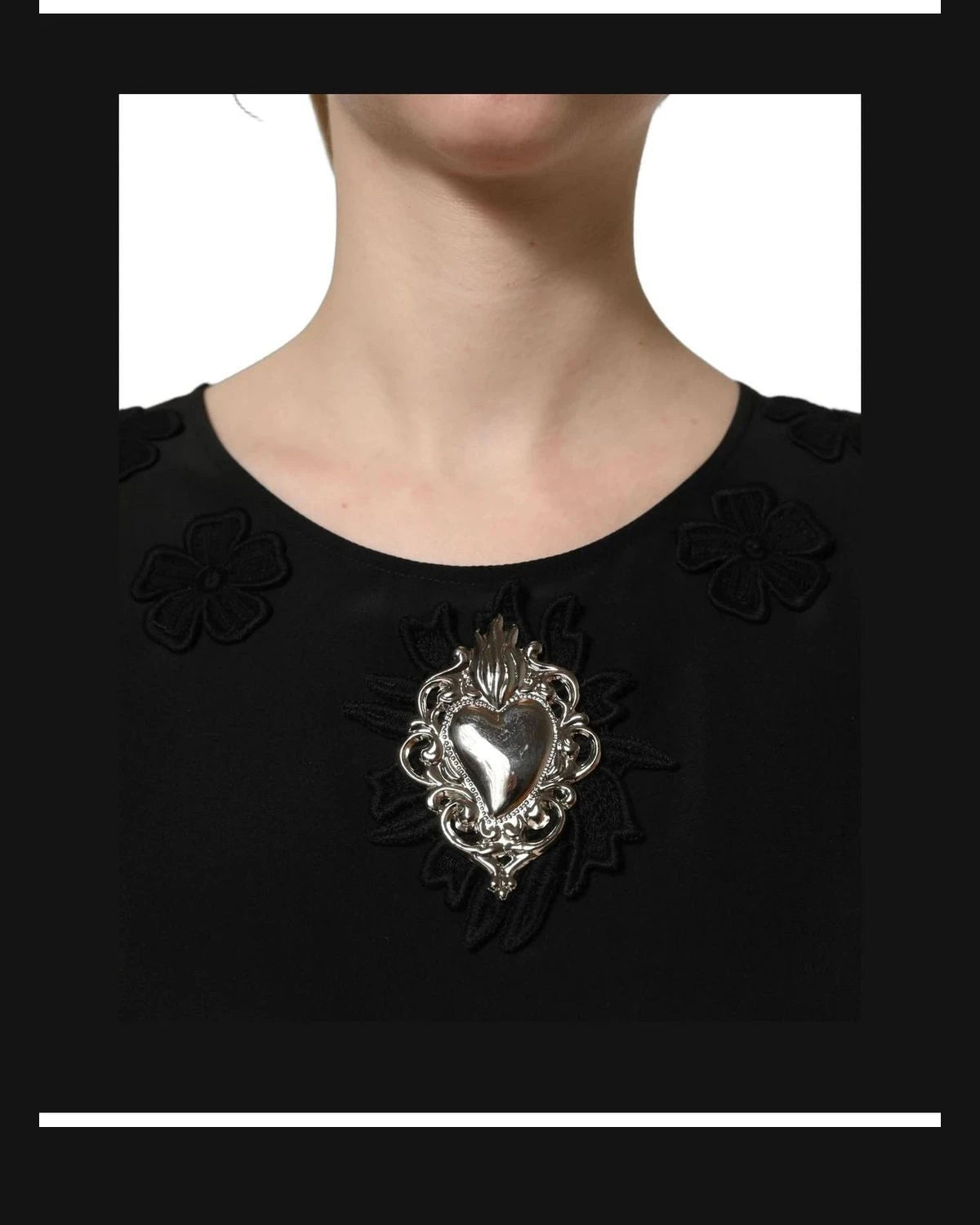 Dolce & Gabbana Blouse in black, Silk — view 6