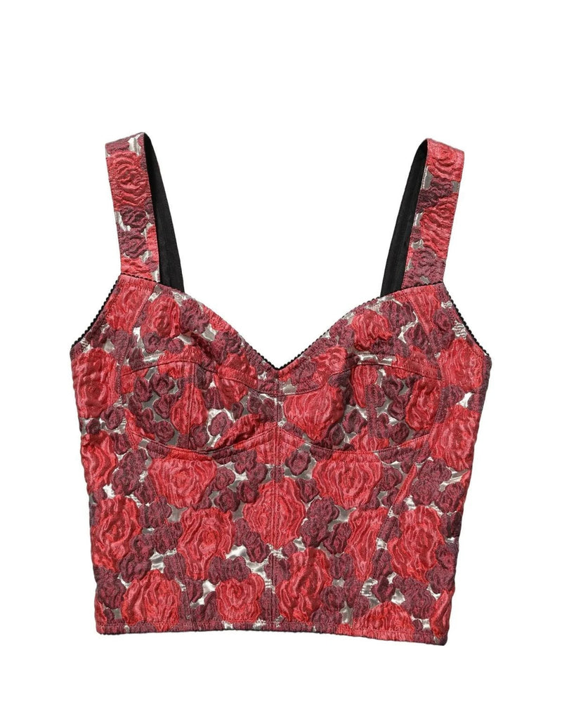 Dolce & Gabbana Corsets & Bustier in red, Elastane