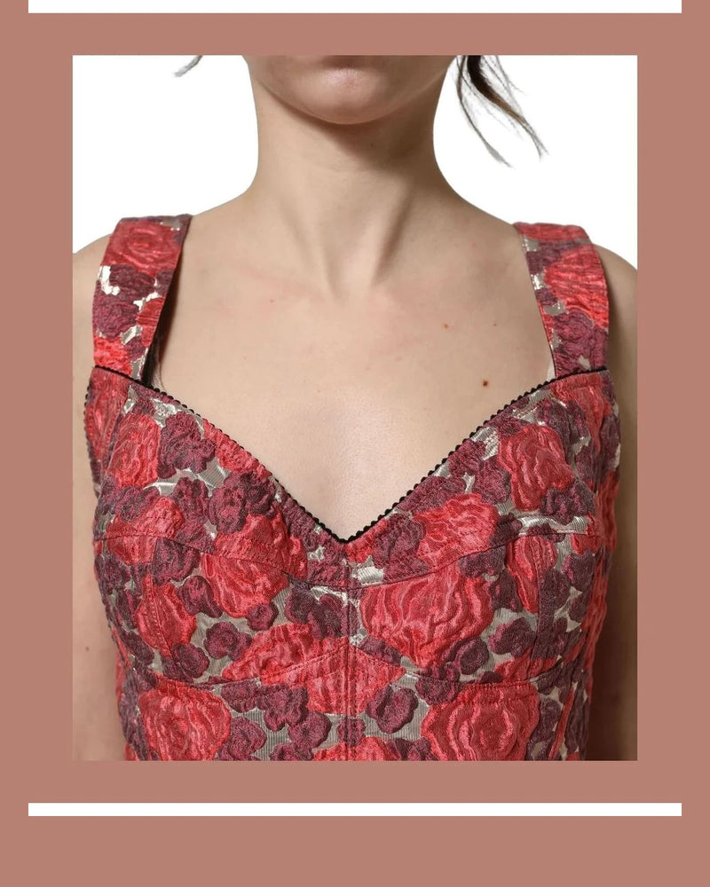 Dolce & Gabbana Corsets & Bustier in red, Elastane — view 5