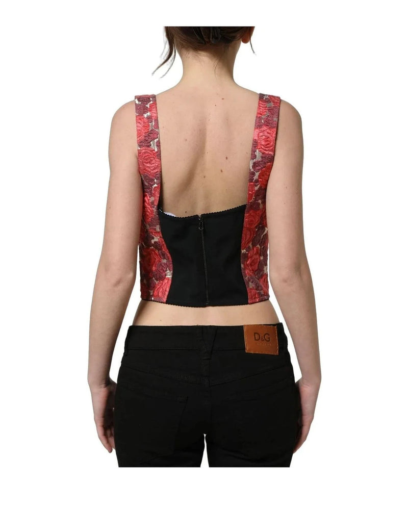 Dolce & Gabbana Corsets & Bustier in red, Elastane — view 6