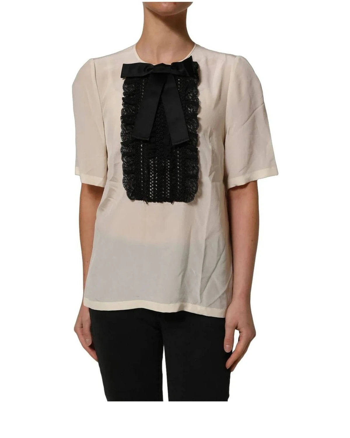 Dolce & Gabbana Blouse in beige, Silk — view 5