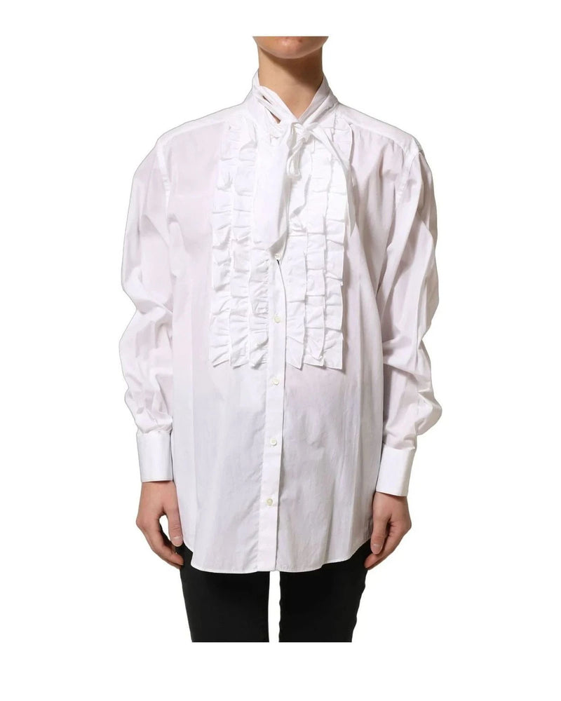 Dolce & Gabbana Blouse in white, Cotton — view 2