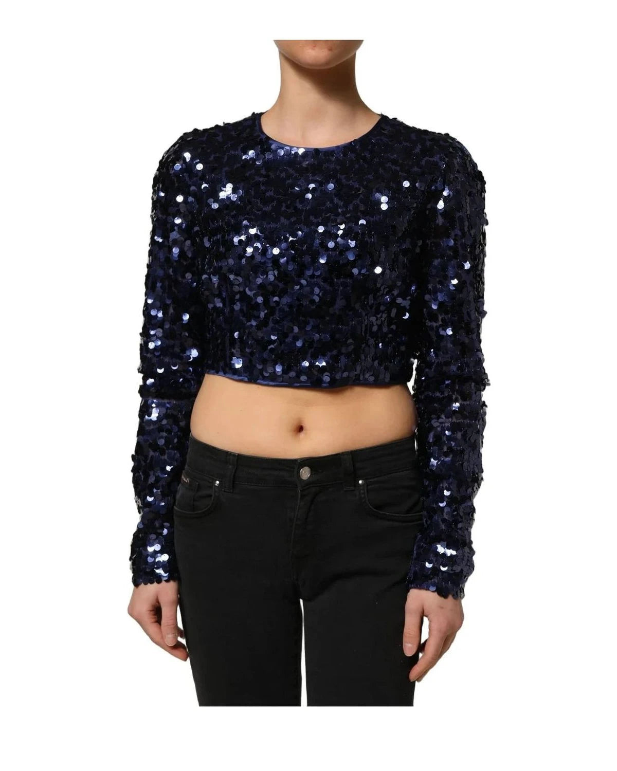 Dolce & Gabbana Blouse in blue, Silk — view 5