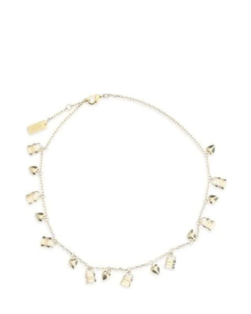 Chloé Necklace in gold, Brass