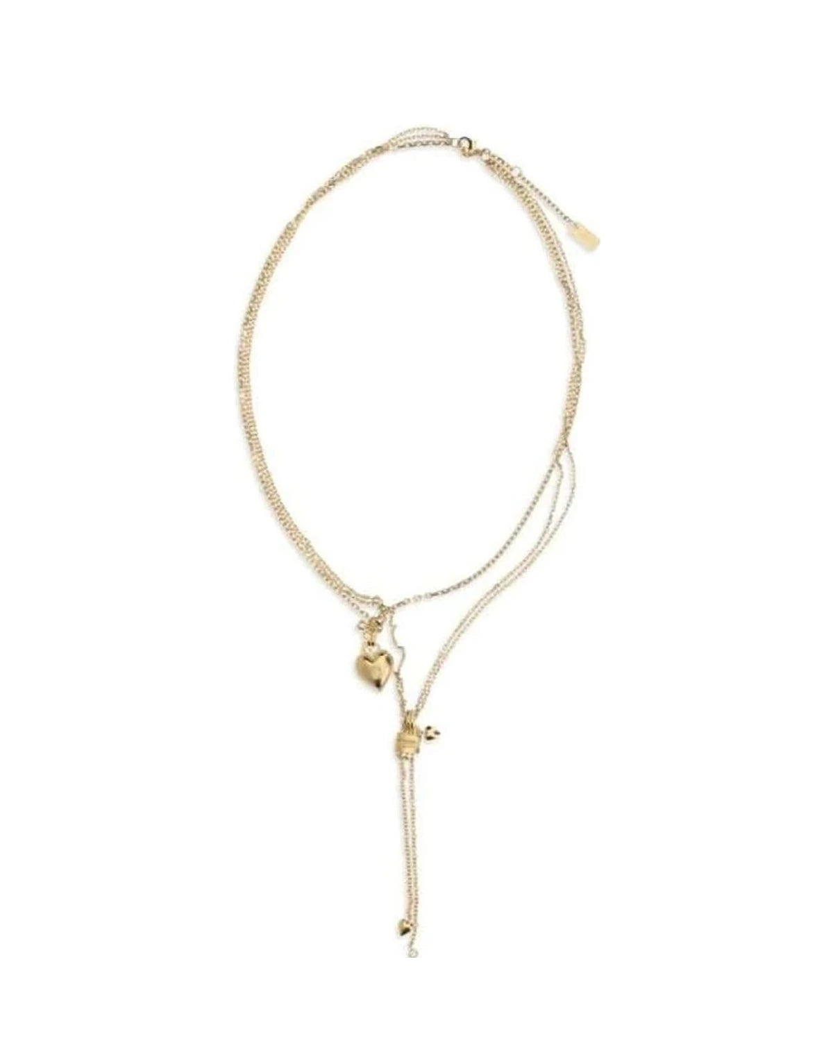 Chloé Necklace in gold, Brass