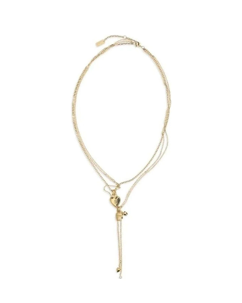 Chloé Necklace in gold, Brass — view 2