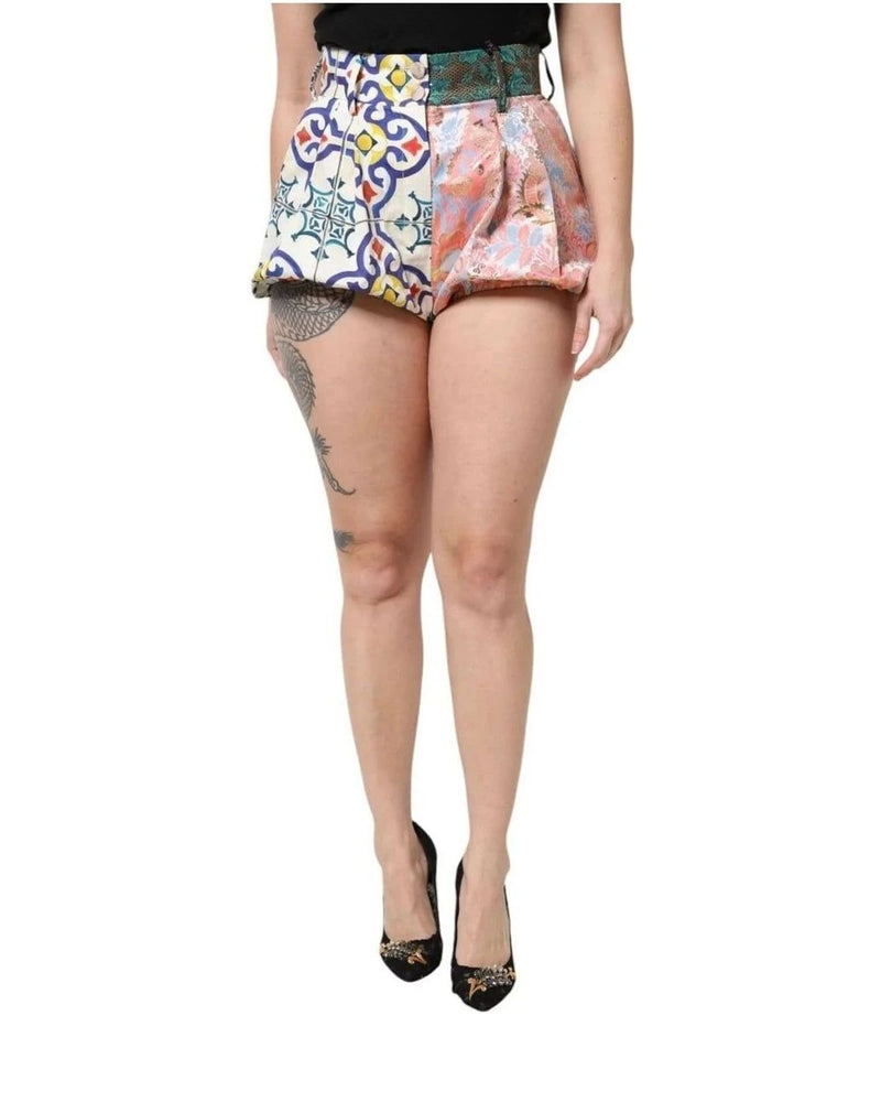 Dolce & Gabbana Short Trouser in multicolor, Cotton — view 2