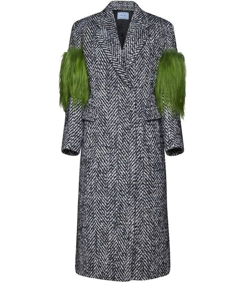 Prada Overcoat in gray, Wool