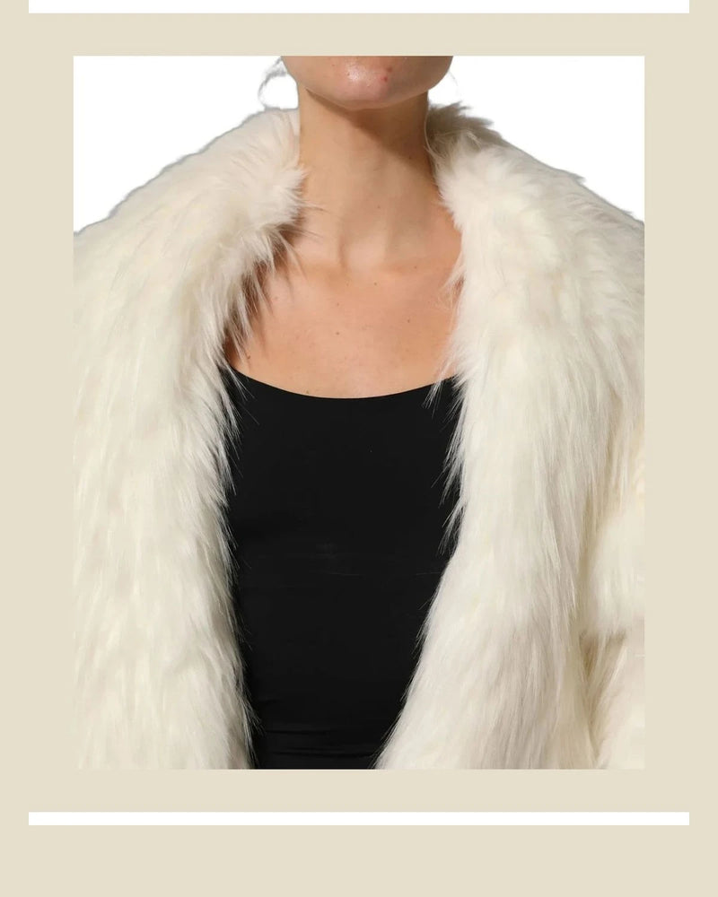 Dolce & Gabbana Overcoat in white, Polyester — view 6