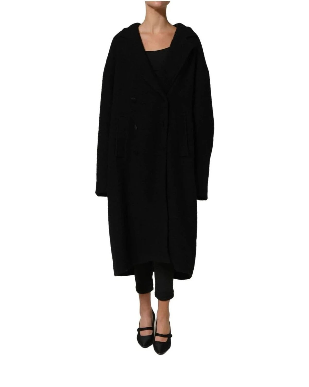 Dolce & Gabbana Overcoat in black, Viscose