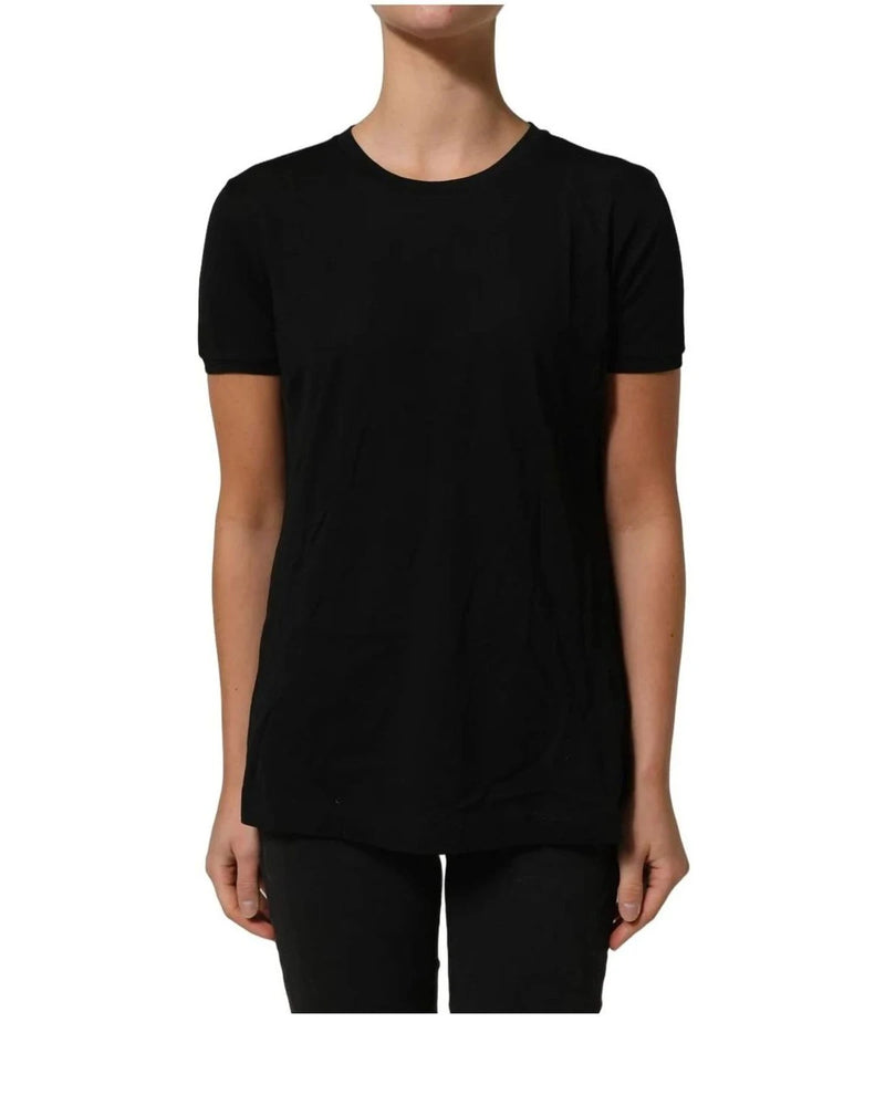 Dolce & Gabbana T-Shirt in black, Wool — view 3
