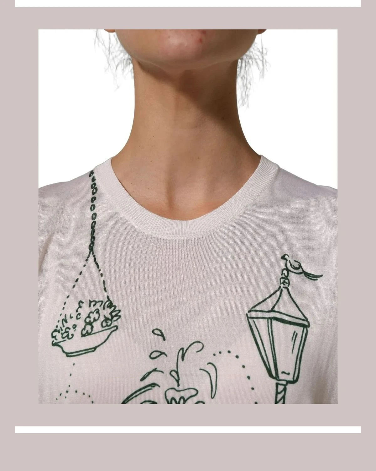 Dolce & Gabbana Tank Top in white, Silk — view 5