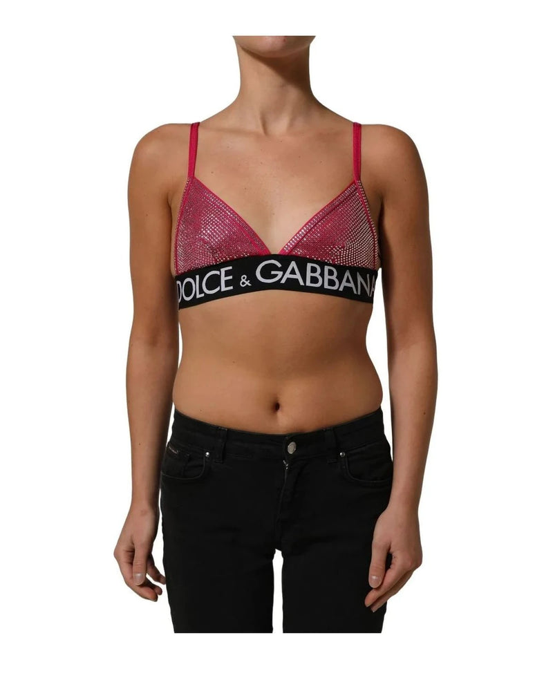 Dolce & Gabbana Corset Top in pink, Nylon