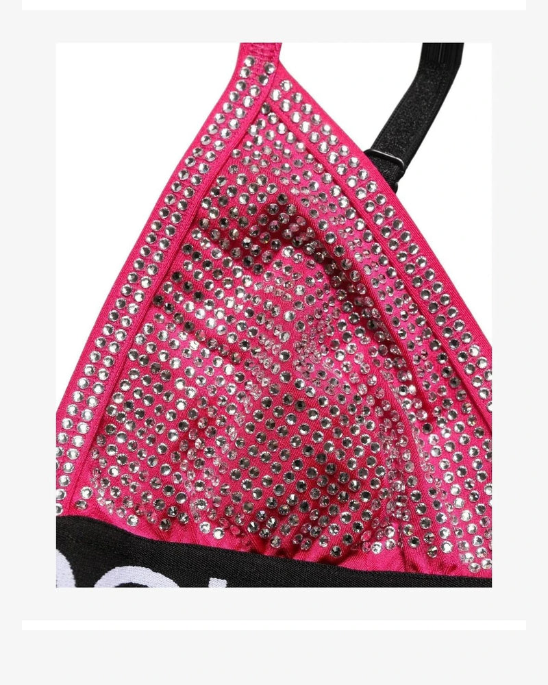 Dolce & Gabbana Corset Top in pink, Nylon — view 6