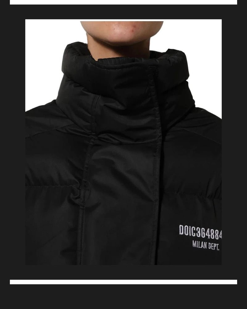 Dolce & Gabbana Puffer Jacket in black, Nylon — view 6