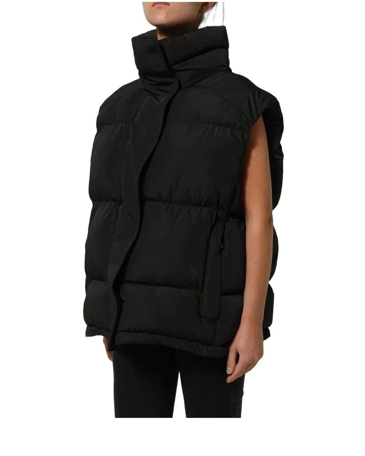 Dolce & Gabbana Puffer Jacket in black, Nylon — view 4