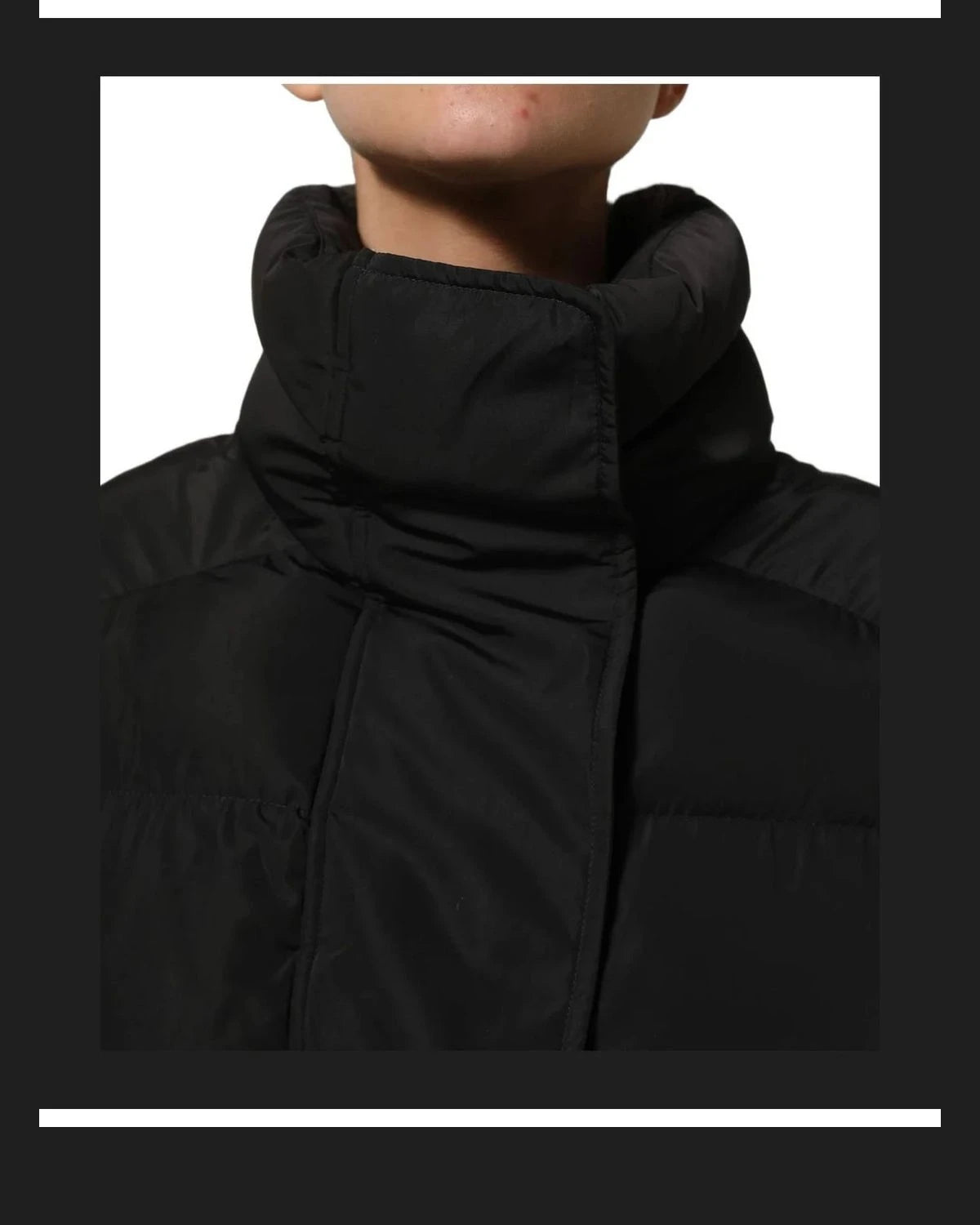 Dolce & Gabbana Puffer Jacket in black, Nylon — view 6
