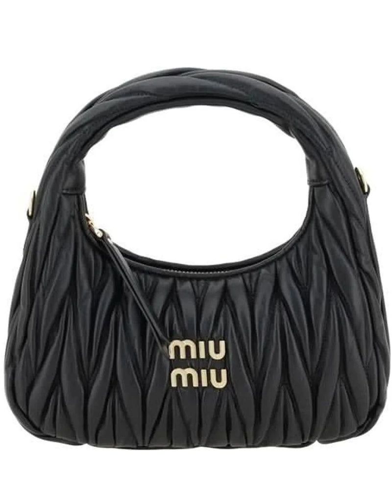 Miu Miu Black Hobo Bag 