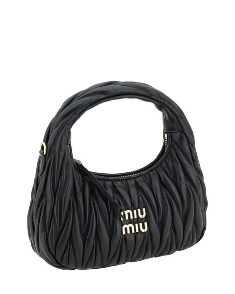 Miu Miu Black Hobo Bag 