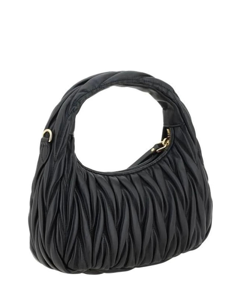 Miu Miu Black Hobo Bag 