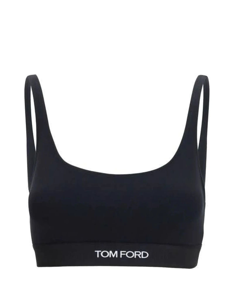 Tom Ford Sports Bra in black, Modal — view 3