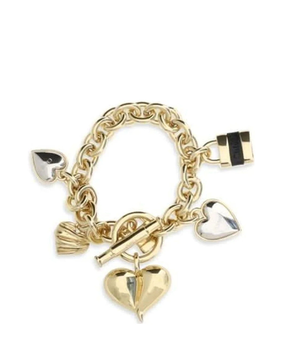 Chloé Bracelet in gold, Brass