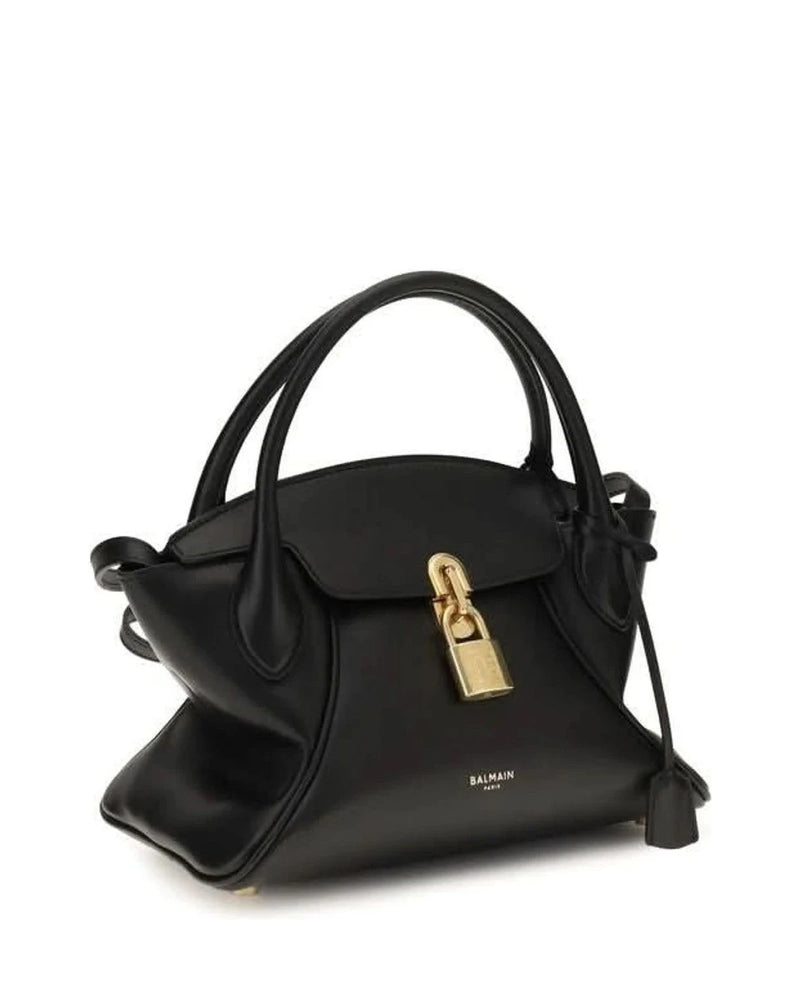 Balmain Black Satchel Bag 