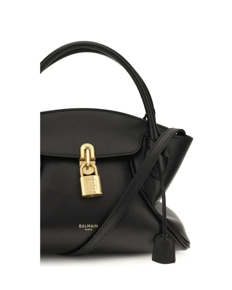 Balmain Black Satchel Bag 