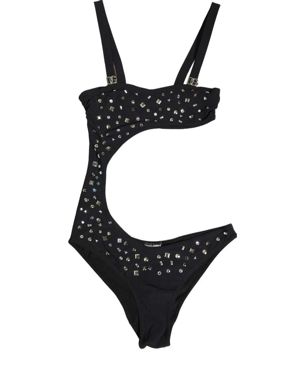 Dolce & Gabbana One-Piece Swimsuit in black, Elastane — view 3