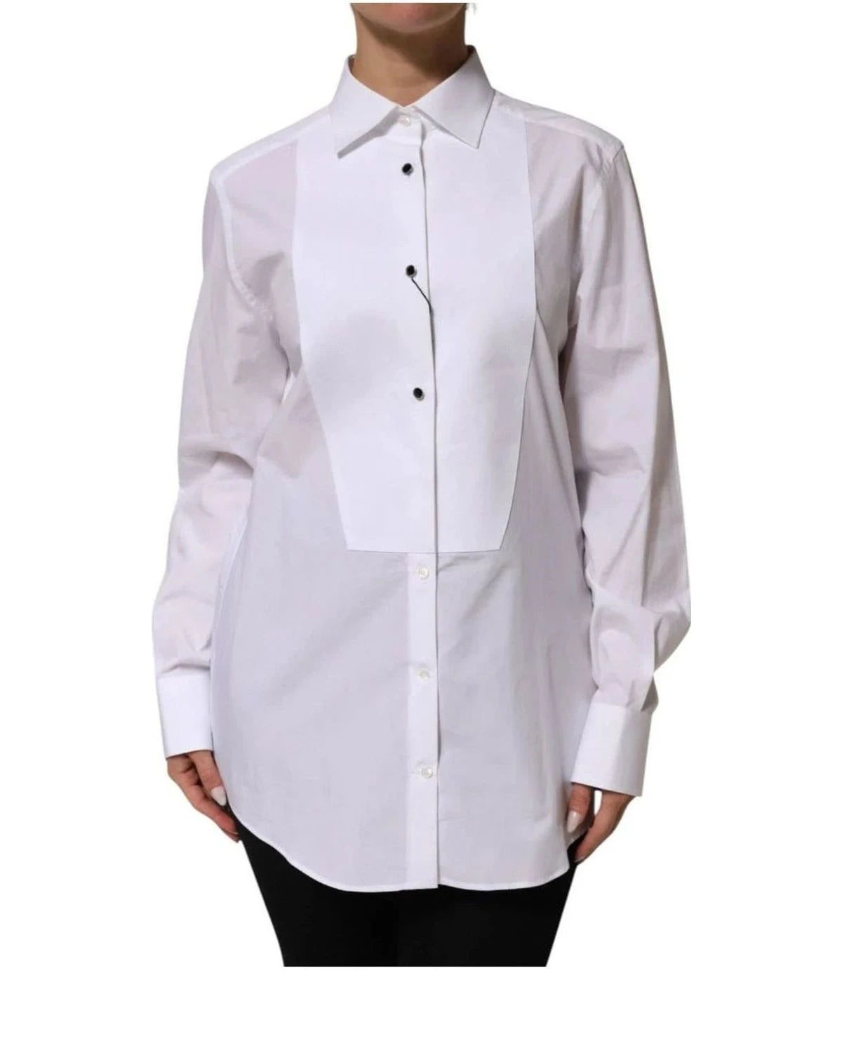 Dolce & Gabbana Dress Shirt in white, Cotton — view 4