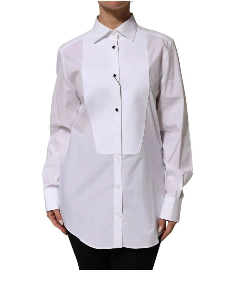 Dolce & Gabbana Dress Shirt in white, Cotton — view 4