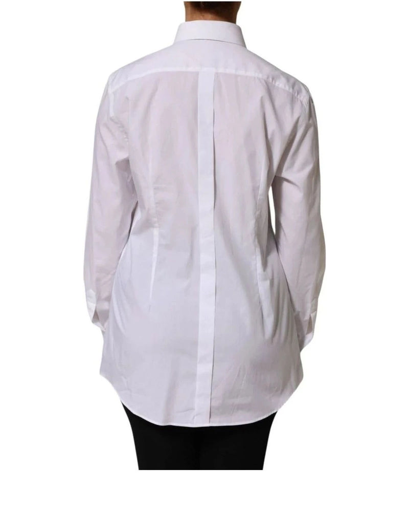 Dolce & Gabbana Dress Shirt in white, Cotton — view 6