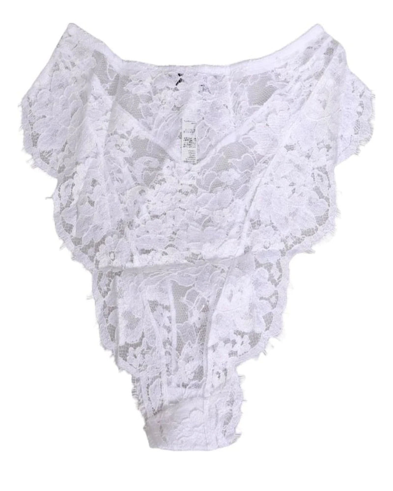 Dolce & Gabbana Cheeky Pantie in white, Viscose — view 3