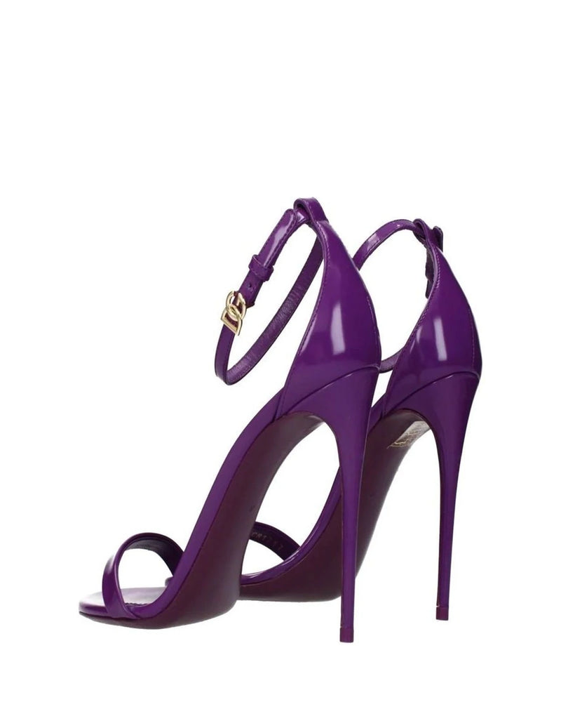 Dolce & Gabbana Purple Stiletto Sandals 