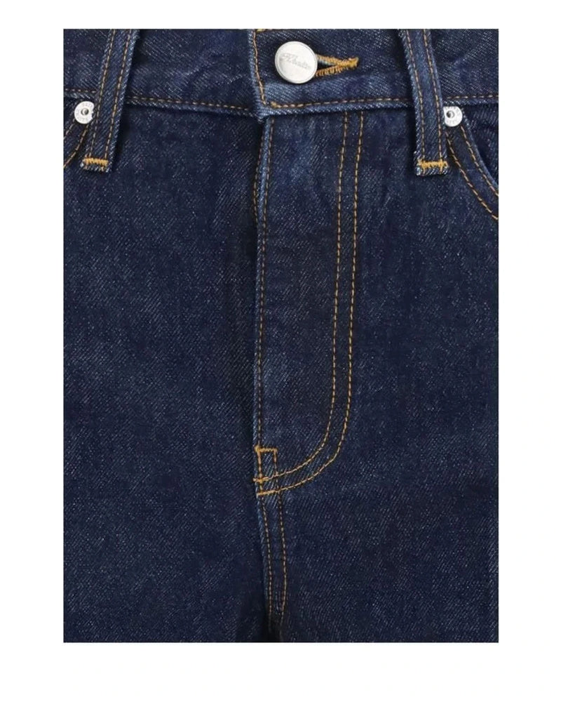 Khaite Jean in blue, Cotton — view 3