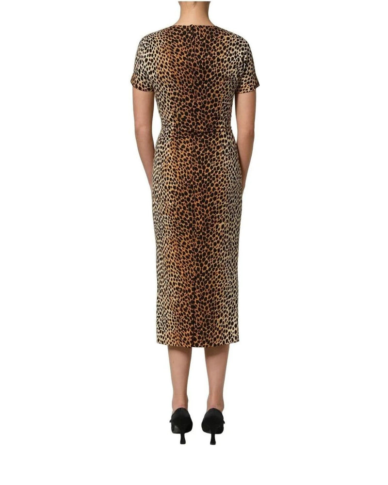 Dolce & Gabbana Dresse in brown, Silk — view 7